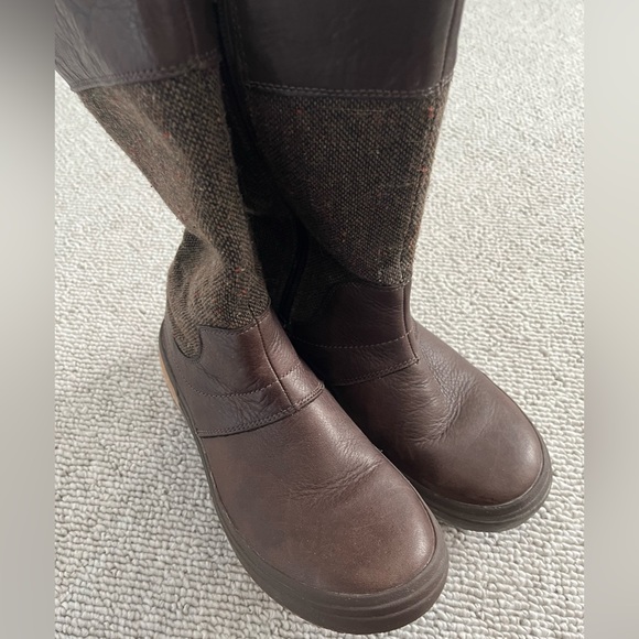 MERRELL Waterproof Haven Bluff Polar Zip Winter Boot Leather Wool Tweed Shoe 7 - Picture 8 of 12